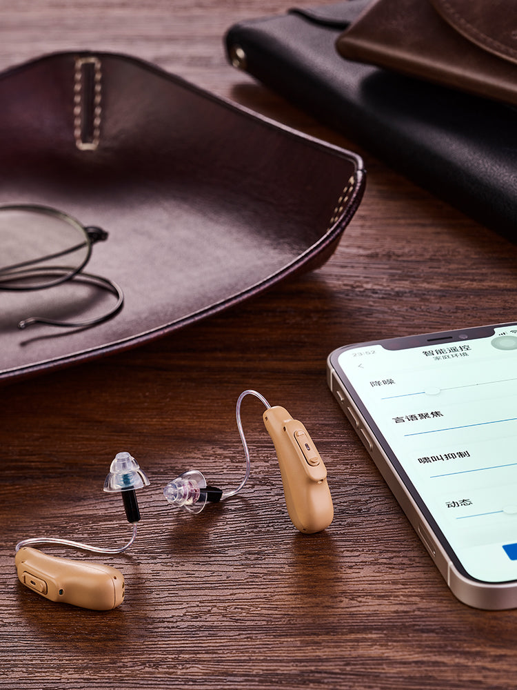 Techmi Digital Wireless Bluetooth Rechargeable Hearing Aid